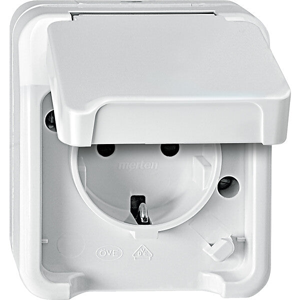 Merten SCHUKO-Steckdose polarweiß MEG2300-8019